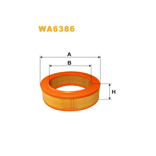 WA6386 - Air filter 