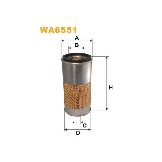 WA6551 - Air filter 