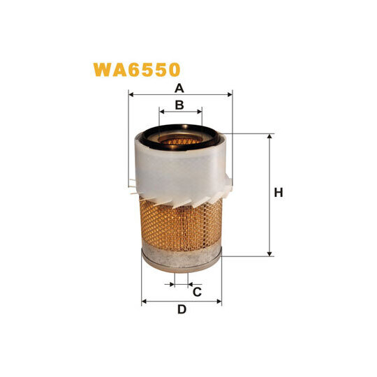 WA6550 - Air filter 