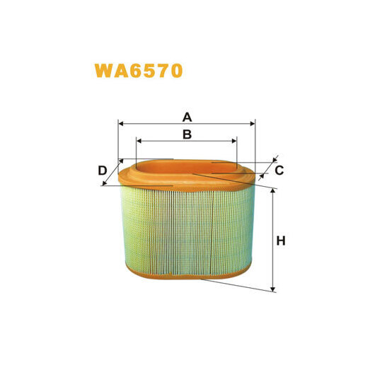 WA6570 - Air filter 
