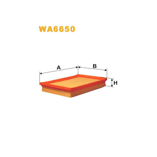 WA6650 - Air filter 