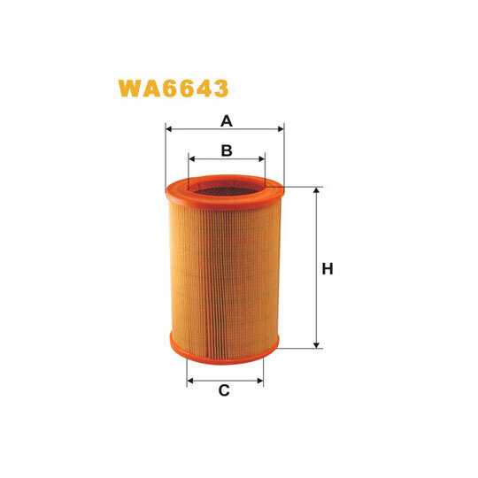 WA6643 - Air filter 