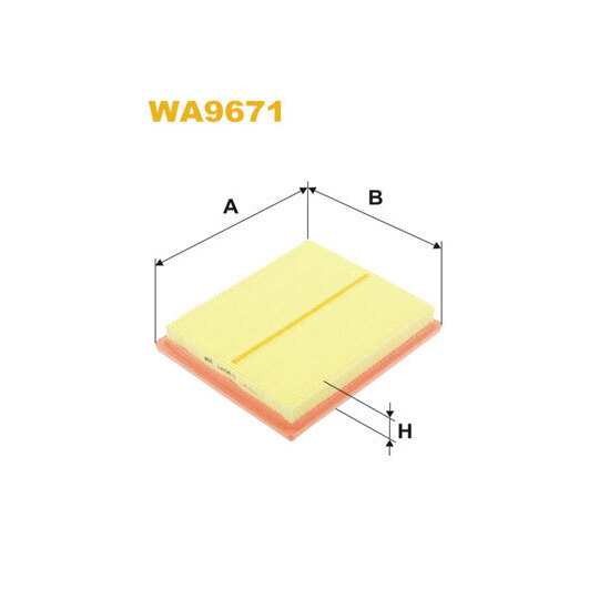 WA9671 - Air filter 
