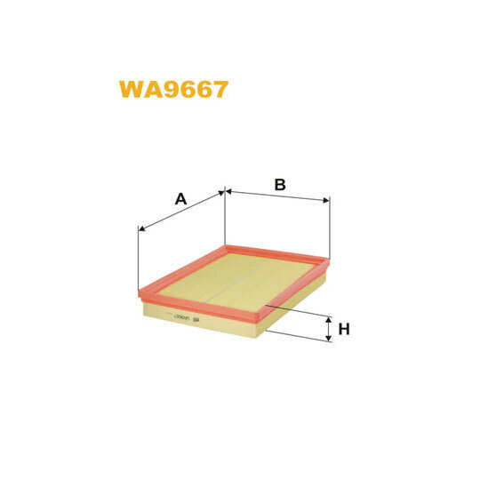 WA9667 - Air filter 