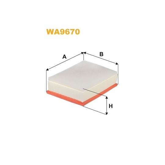 WA9670 - Air filter 