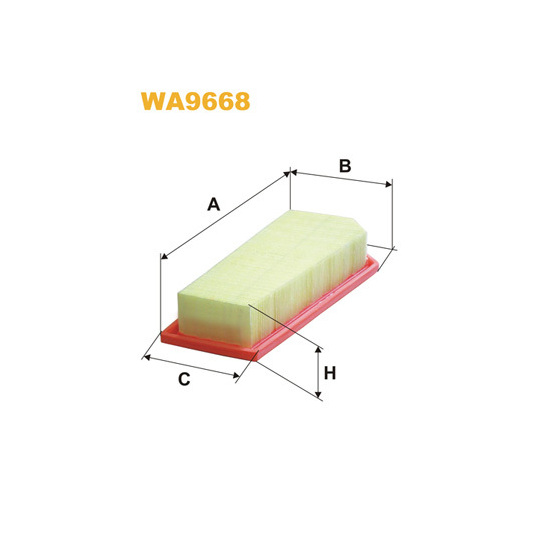 WA9668 - Air filter 