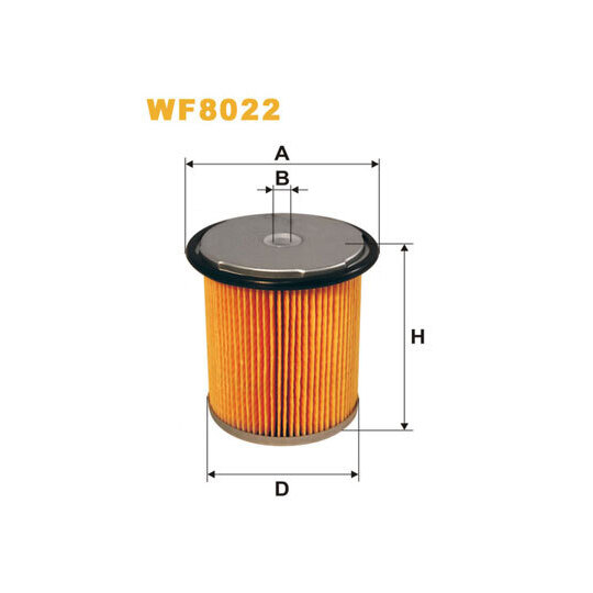 WF8022 - Polttoainesuodatin 