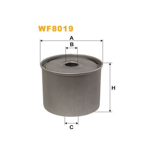 WF8019 - Polttoainesuodatin 