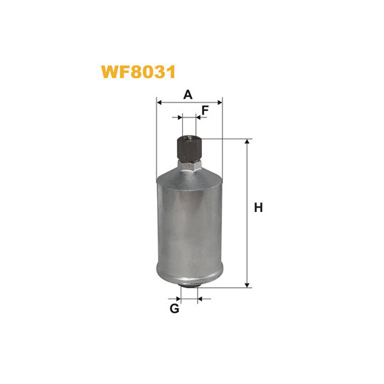 WF8031 - Polttoainesuodatin 