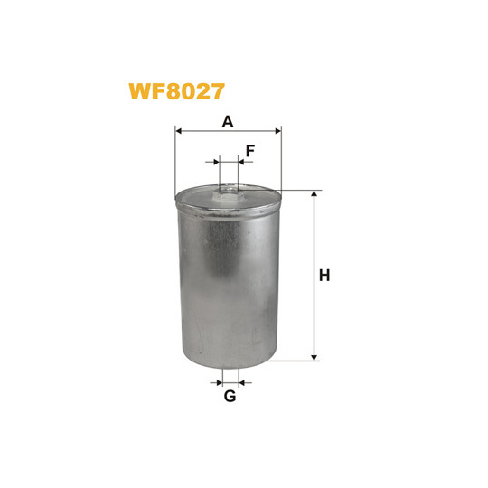 WF8027 - Polttoainesuodatin 