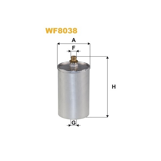 WF8038 - Bränslefilter 