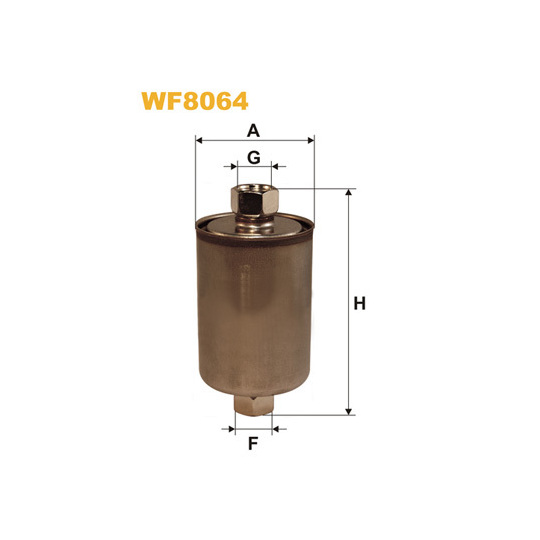 WF8064 - Polttoainesuodatin 