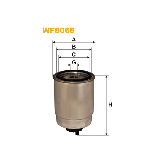 WF8068 - Fuel filter 