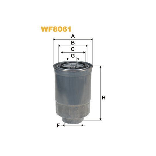 WF8061 - Kütusefilter 