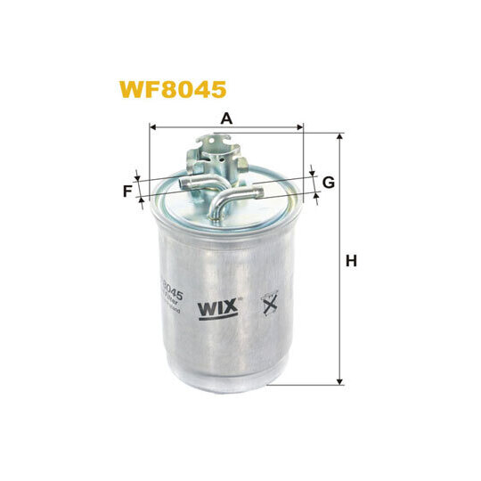WF8045 - Polttoainesuodatin 