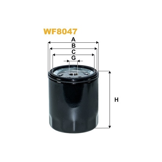 WF8047 - Bränslefilter 