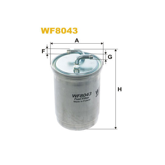 WF8043 - Bränslefilter 