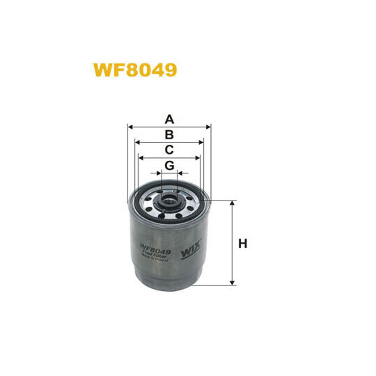 WF8049 - Fuel filter 