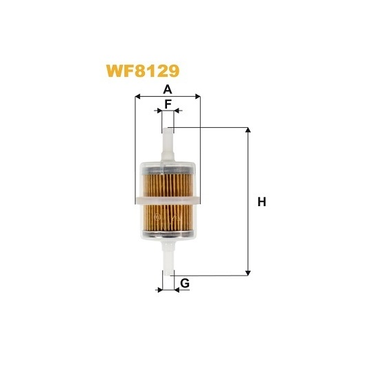 WF8129 - Polttoainesuodatin 