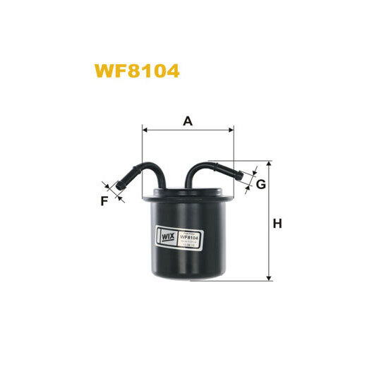 WF8104 - Fuel filter 