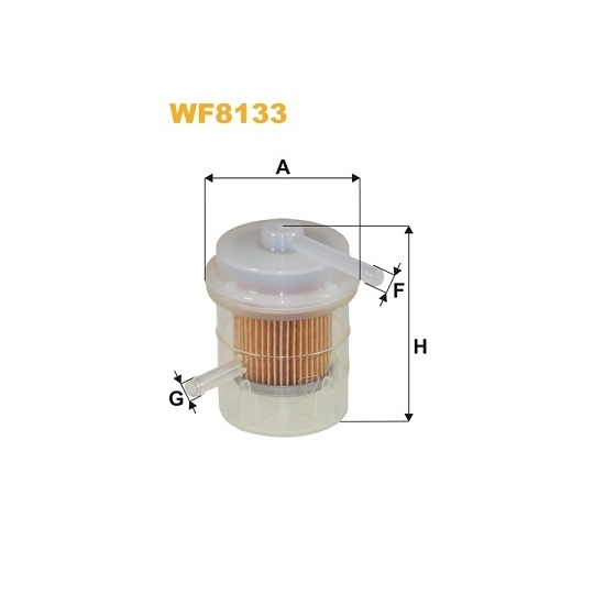 WF8133 - Polttoainesuodatin 