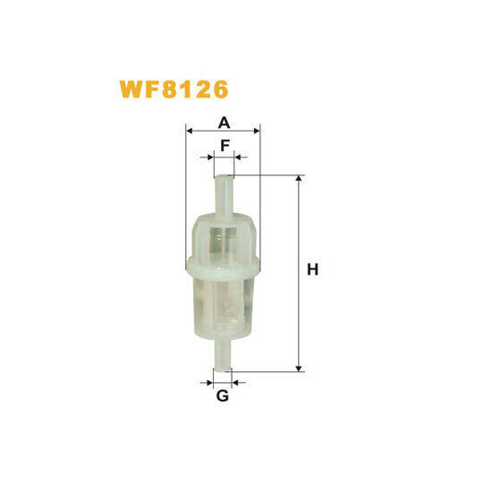 WF8126 - Polttoainesuodatin 