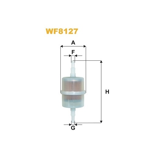WF8127 - Bränslefilter 