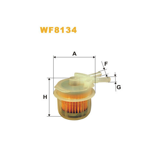 WF8134 - Polttoainesuodatin 