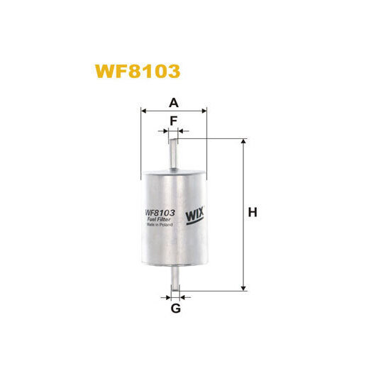 WF8103 - Kütusefilter 