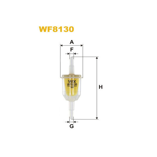 WF8130 - Fuel filter 