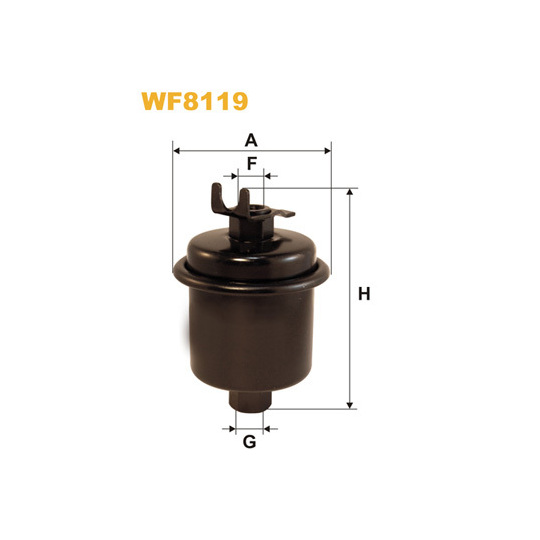 WF8119 - Bränslefilter 
