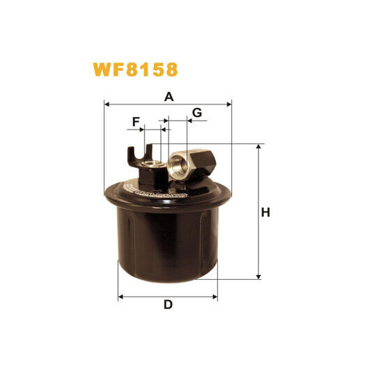 WF8158 - Bränslefilter 