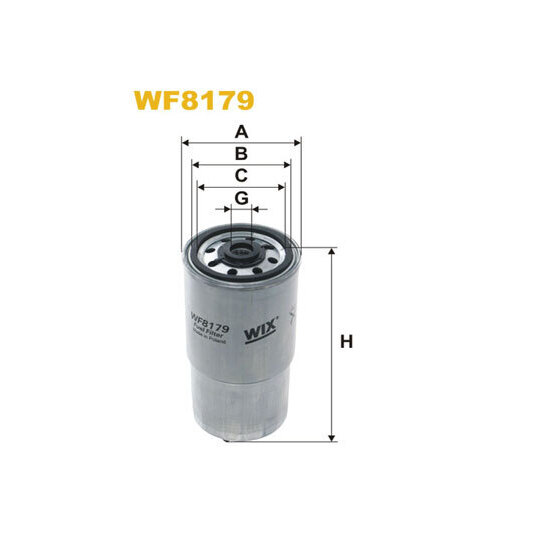 WF8179 - Polttoainesuodatin 