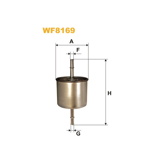WF8169 - Polttoainesuodatin 