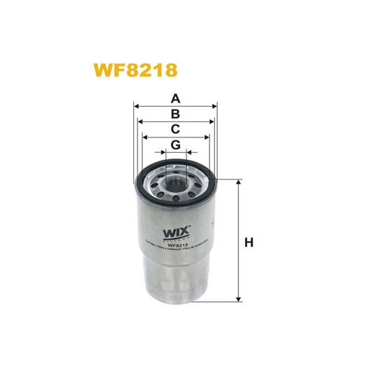 WF8218 - Polttoainesuodatin 