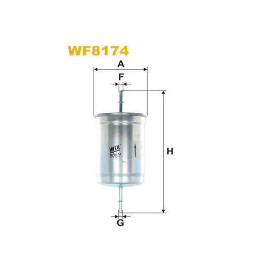 WF8174 - Bränslefilter 