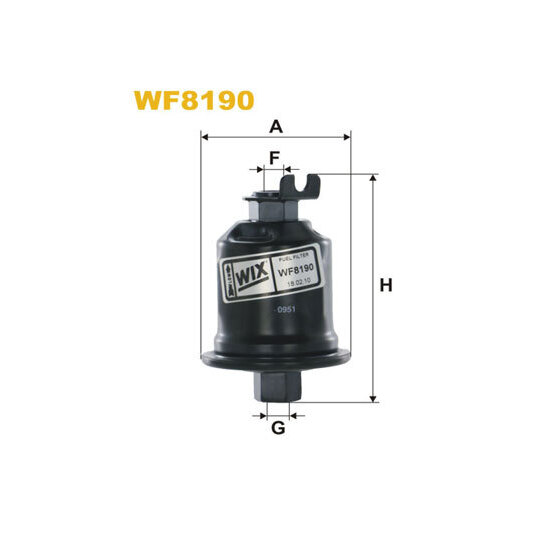 WF8190 - Bränslefilter 