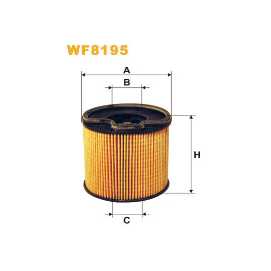 WF8195 - Polttoainesuodatin 