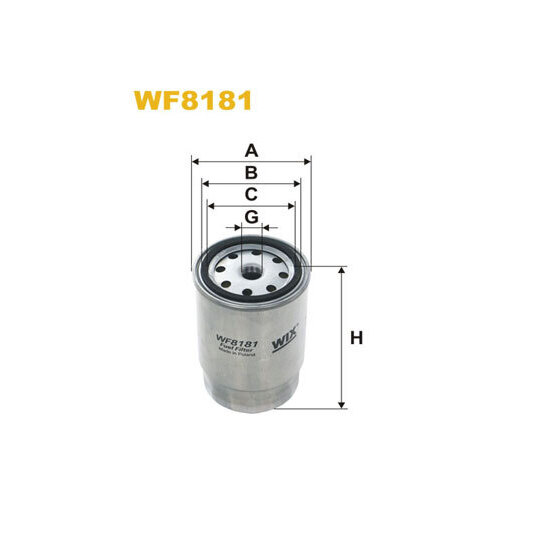 WF8181 - Kütusefilter 