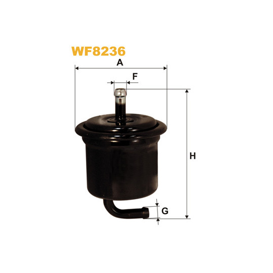 WF8236 - Polttoainesuodatin 