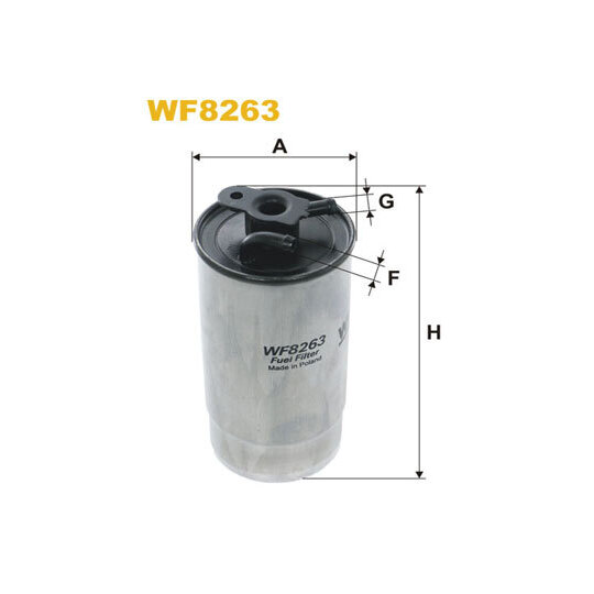 WF8263 - Fuel filter 