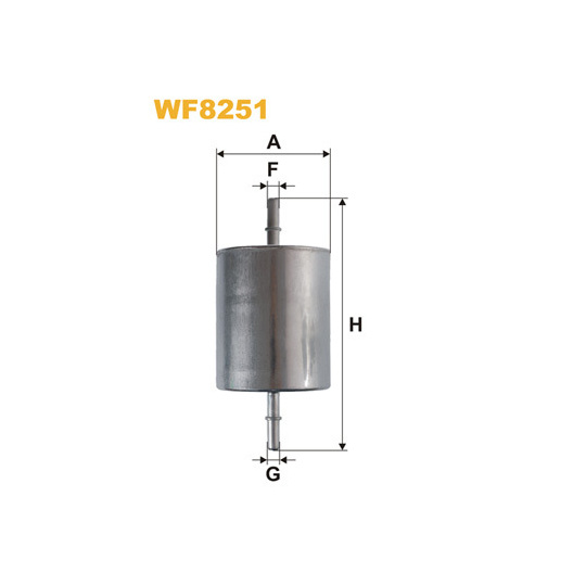 WF8251 - Polttoainesuodatin 