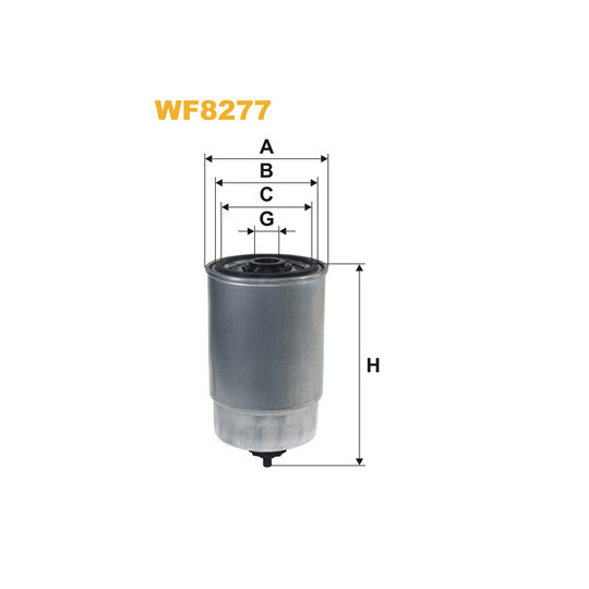 WF8277 - Polttoainesuodatin 
