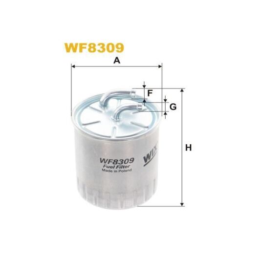 WF8309 - Polttoainesuodatin 
