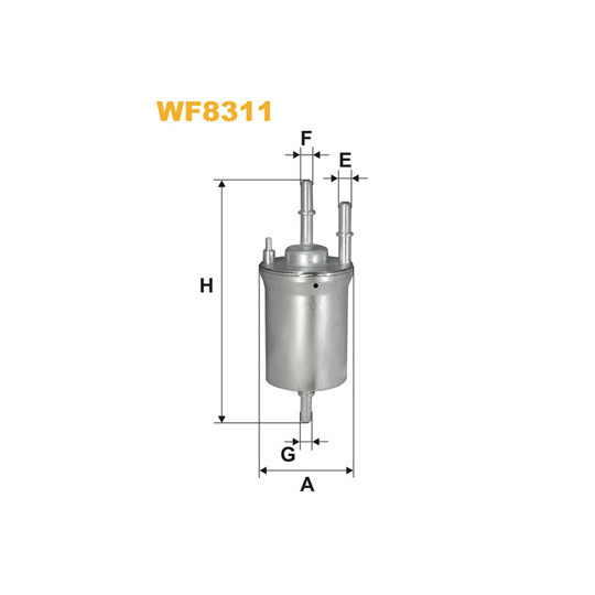 WF8311 - Kütusefilter 