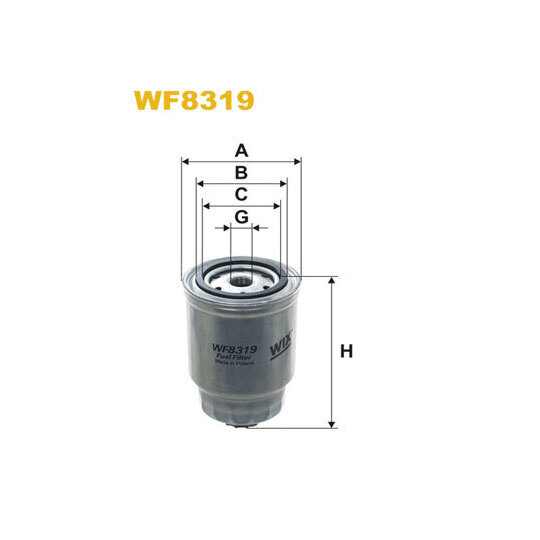 WF8319 - Bränslefilter 