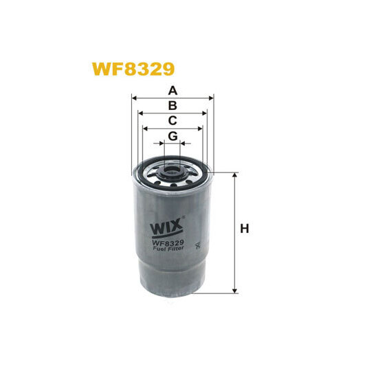 WF8329 - Polttoainesuodatin 