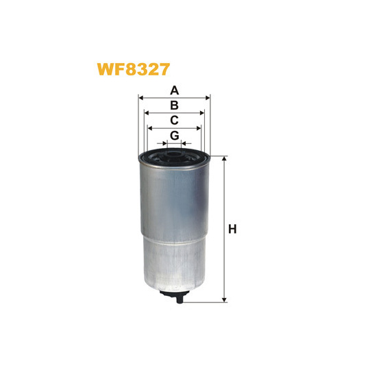 WF8327 - Bränslefilter 