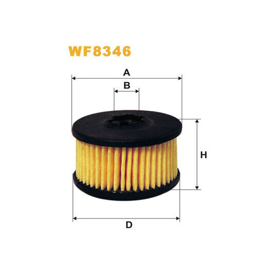 WF8346 - Fuel filter 