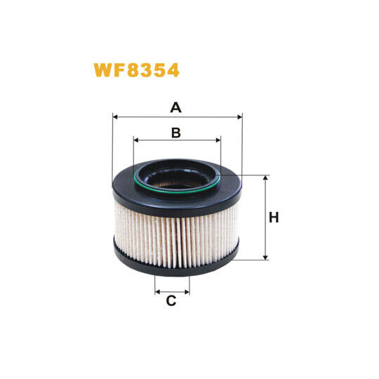 WF8354 - Polttoainesuodatin 
